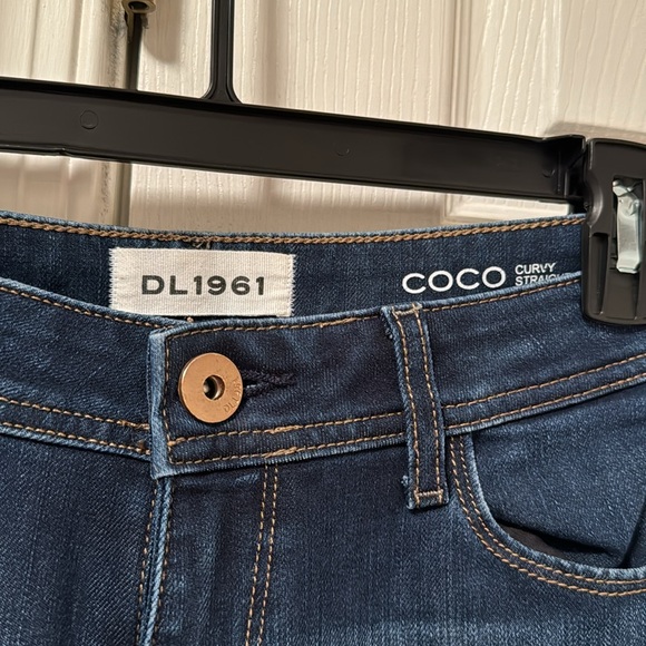 DL1961 coco curvy straight leg‎ denim jeans - Picture 4 of 8